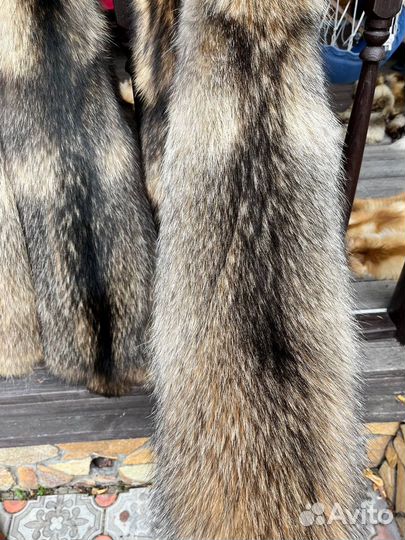 Натуральный мех енота