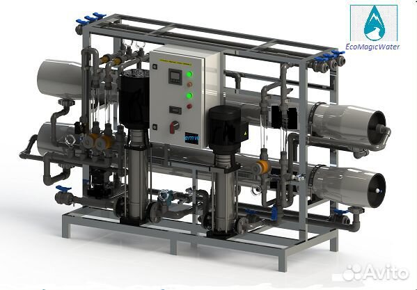 Промышленный обратный осмос 1000 л/ч 1500 л/ч