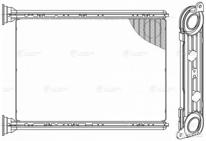 Радиатор отопителя Renault Megane 3