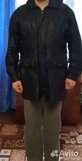 Куртка кожаная Hugo Boss