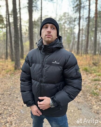 Зимний пуховик мужской Stone Island