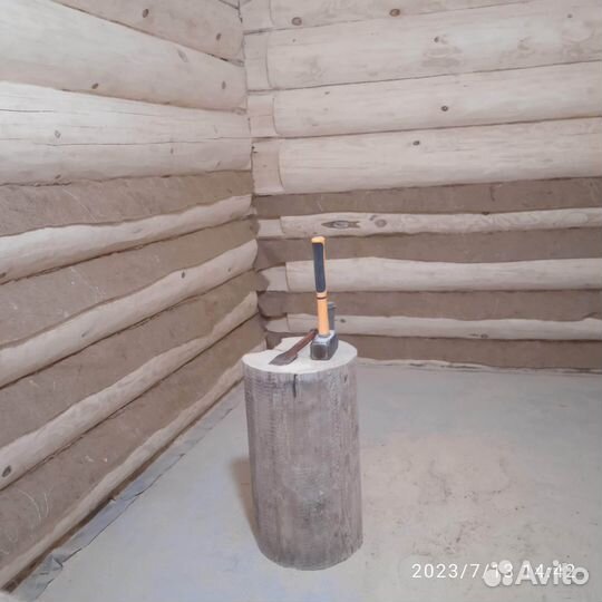 Конопатка срубов