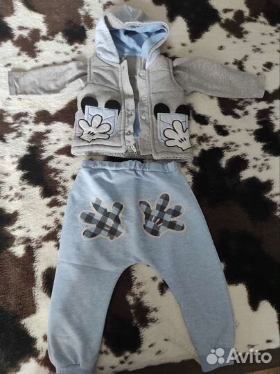 Комплект одежды 4в1 Турция, 9-12 месяцев