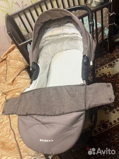 Коляска Рико бруно натурал 3в1