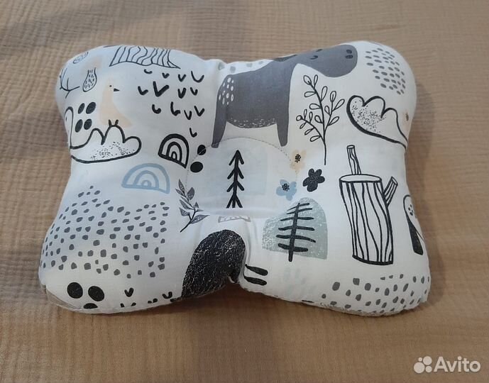 Кокон для новорожденных, подушка и пледы