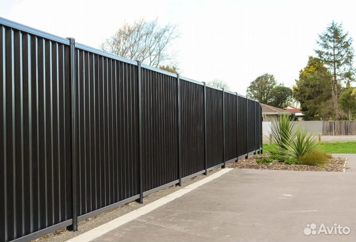 Забор из профлиста цена за метр цена