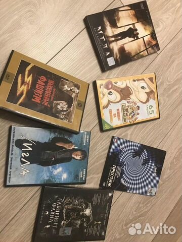 Диски DVD с фильмам и аниме