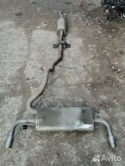 Глушитель в сборе на Volvo s60 1.6T 2012