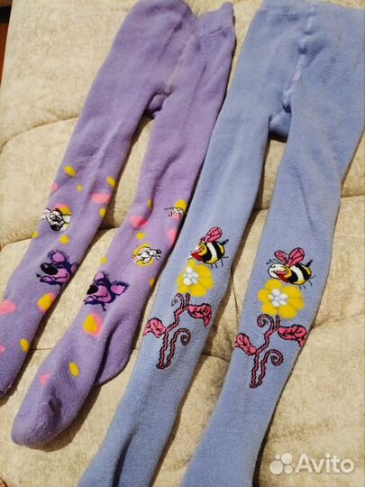 Колготки теплые махровые