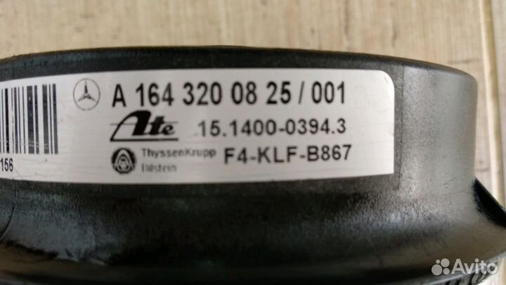 Пневмобаллон на GL W164 rear