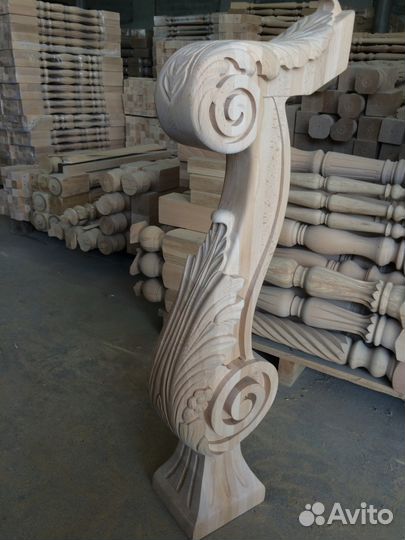 Комплектующие для лестниц. Балясины, ступени, щиты