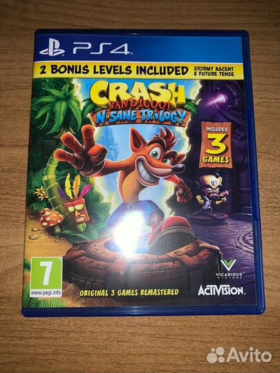 Crash bandicoot n sane trilogy ps4