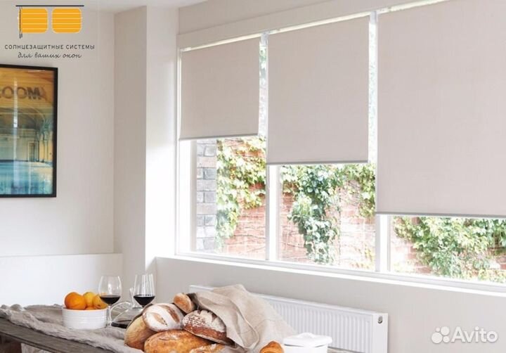 Жалюзи рулонные шторы блэкаут