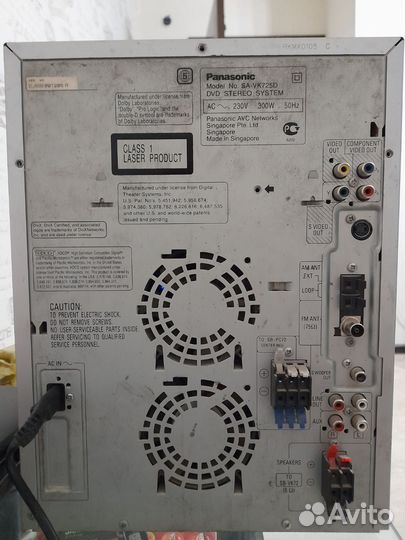 Музыкальный центр panasonic sa vk725D