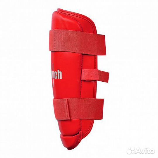 Защита голени clinch shin guard kick red