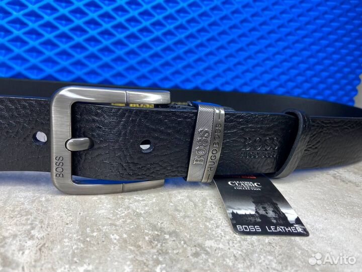 Ремень Кожаный Boss мужской