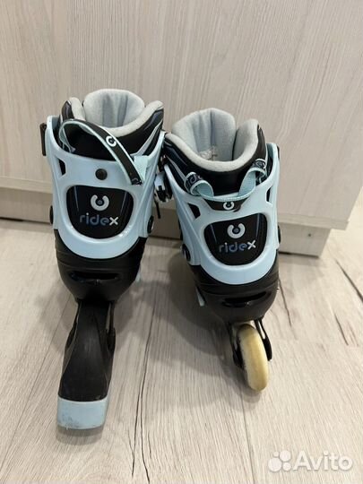 Ролики детские раздвижные 30-33, защита и шлем