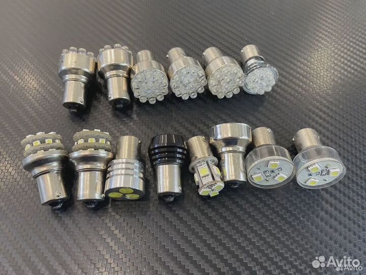 Светодиодная лампа 1156 P21W белая 1 штука