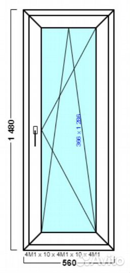 Балконная дверь пластиковая