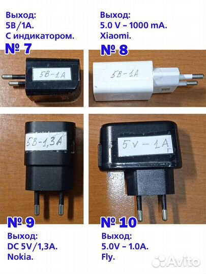 Зарядные устройства. Блоки питания. USB-адаптеры