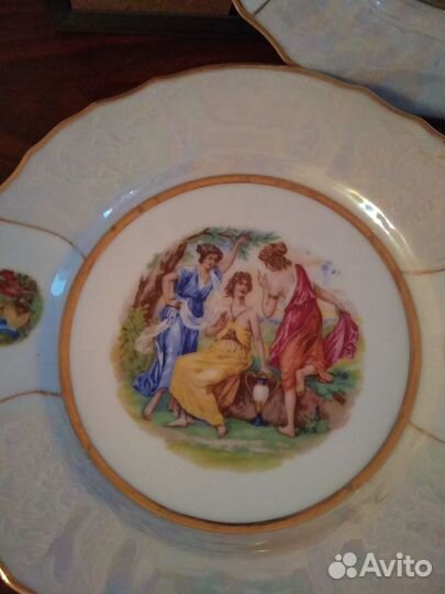 Тарелки перламутровые