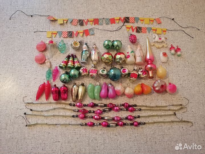 Ёлочные игрушки СССР Малютка