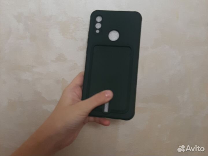 Чехол на телефон хонор 10 лайт тёмно зелёный