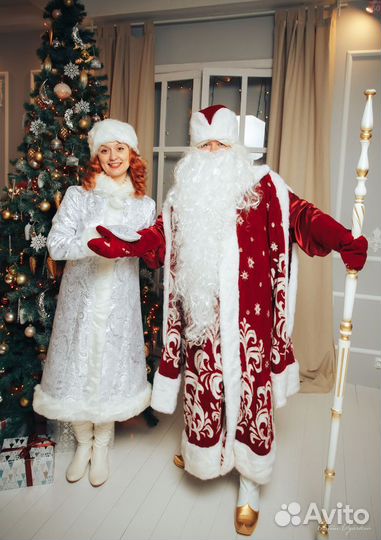 Костюм деда мороза и снегурочки