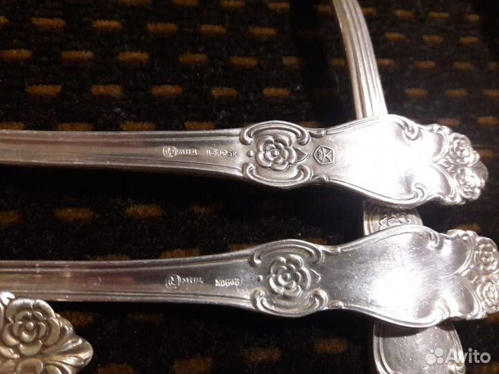 Мельхиоровые ложки, вилки СССР