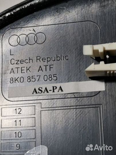 Накладка панели приборов левая Audi A4 (B8, 8k5)