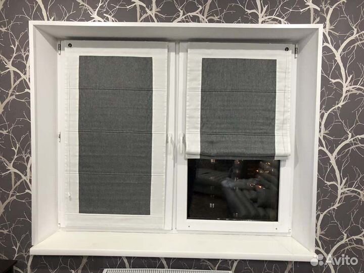 Римские шторы на пластиковые окна