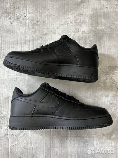 Nike air force 1 low x supreme black оригинал