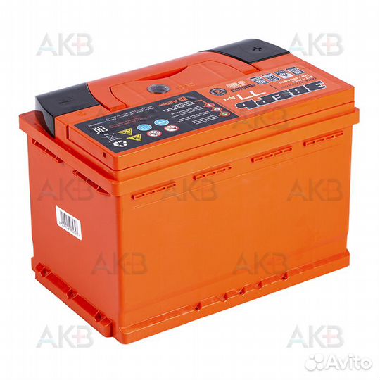 Аккумулятор автомобильный Зверь 77Ач 800A прям. по