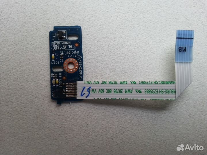 Плата LED индик ноут. Lenovo G505s. Отп. в регионы