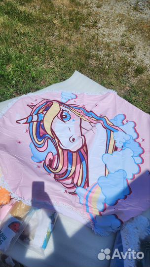 Пляжное полотенце круглое