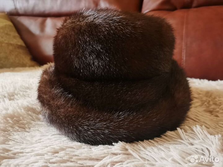 Шапка норковая женская