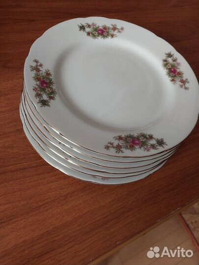 Тарелки десертные фарфоровые Япония из 60 - х