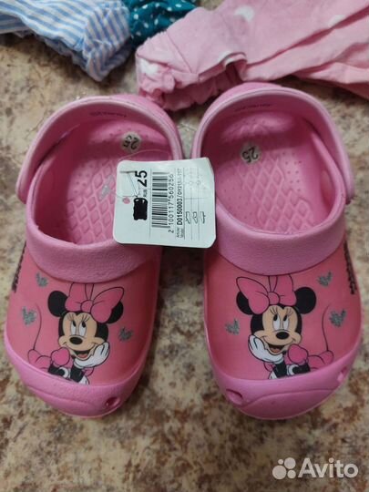 Сабо новые и косынки 3 штуки