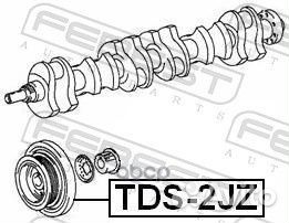 TDS-2JZ шкив коленвала Lexus GS/IS 93-07 TDS2J