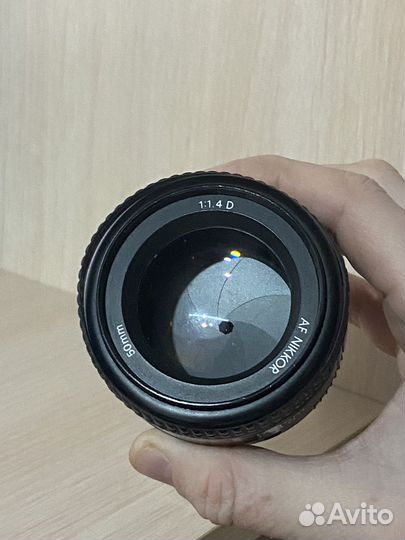 Объектив nikon 50mm f 1.4 D