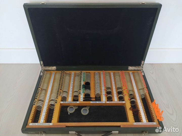 Набор пробных очковых линз СССР 1974