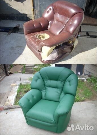 Перетяжка и ремонт мягкой мебели