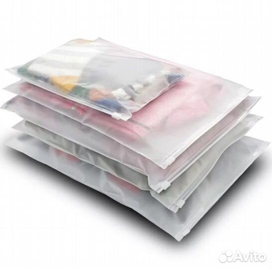 Матовые зип пакеты с бегунком слайд от 1шт