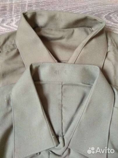 Офицерская рубашка с коротким и длинным рукавом