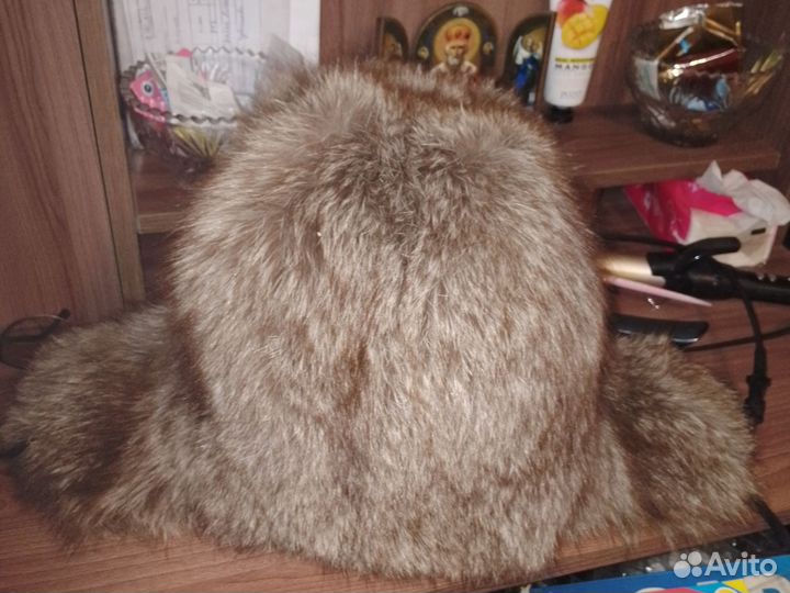 Шапка ушанка женская натуральный мех