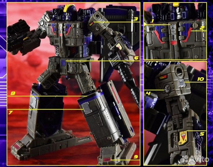 Наклейки Toyhax для Астротрейна Siege