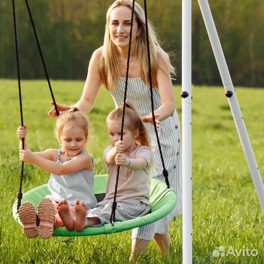 Качели-гнездо 100х100х180 см, нагрузка 150кг