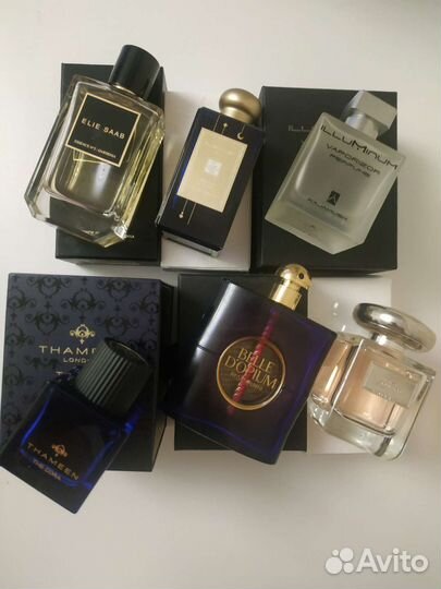 Armani, Gucci, CD, Jo Malone, YSL, Orlov и др