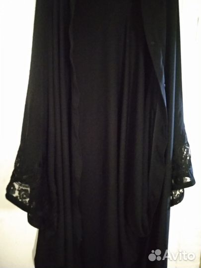 Абая Накидка Новая с Ажурными руками