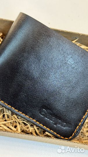 Бифолд кожаный